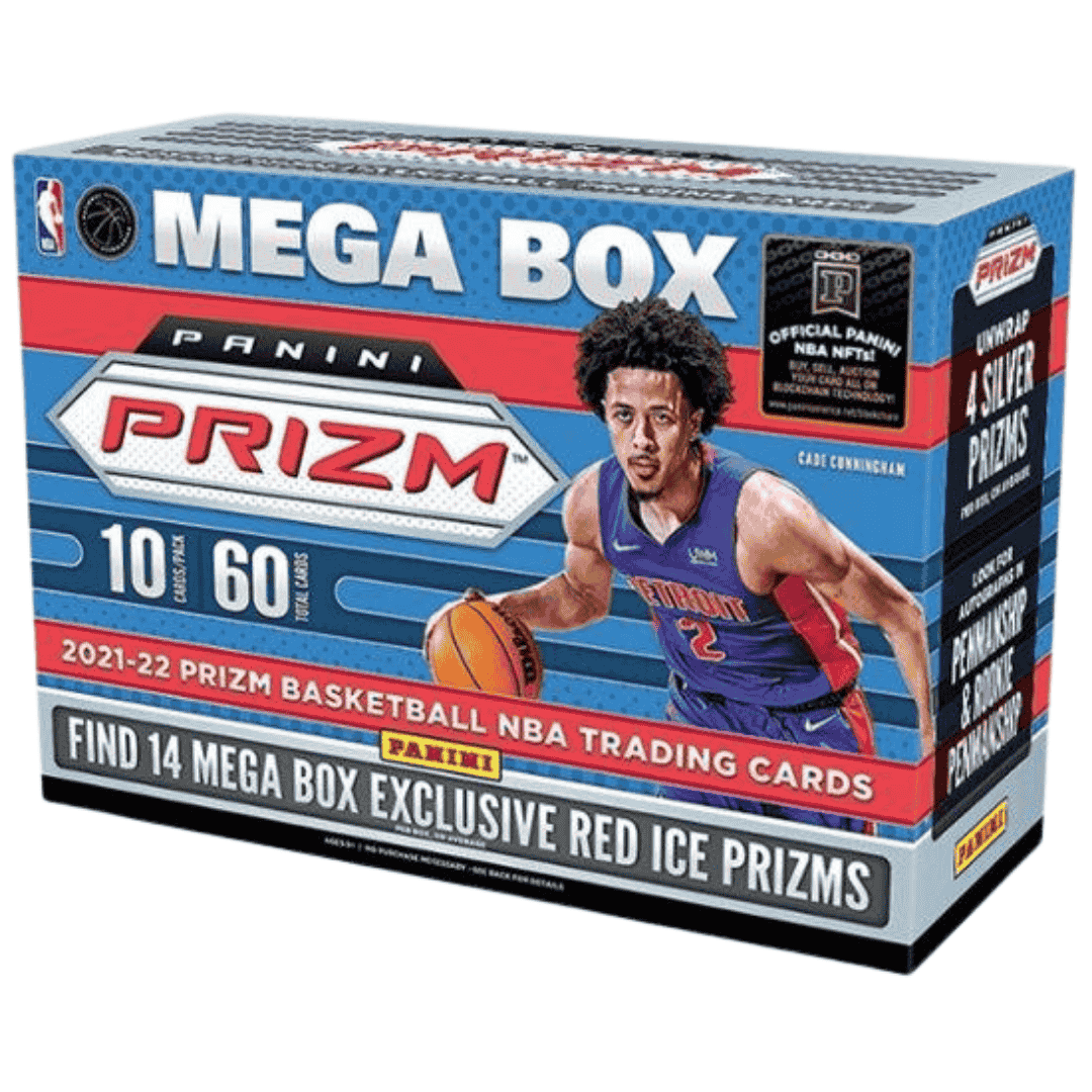 2021-22 Panini Prizm Basketball Mega Box (Red Ice Prizms!)