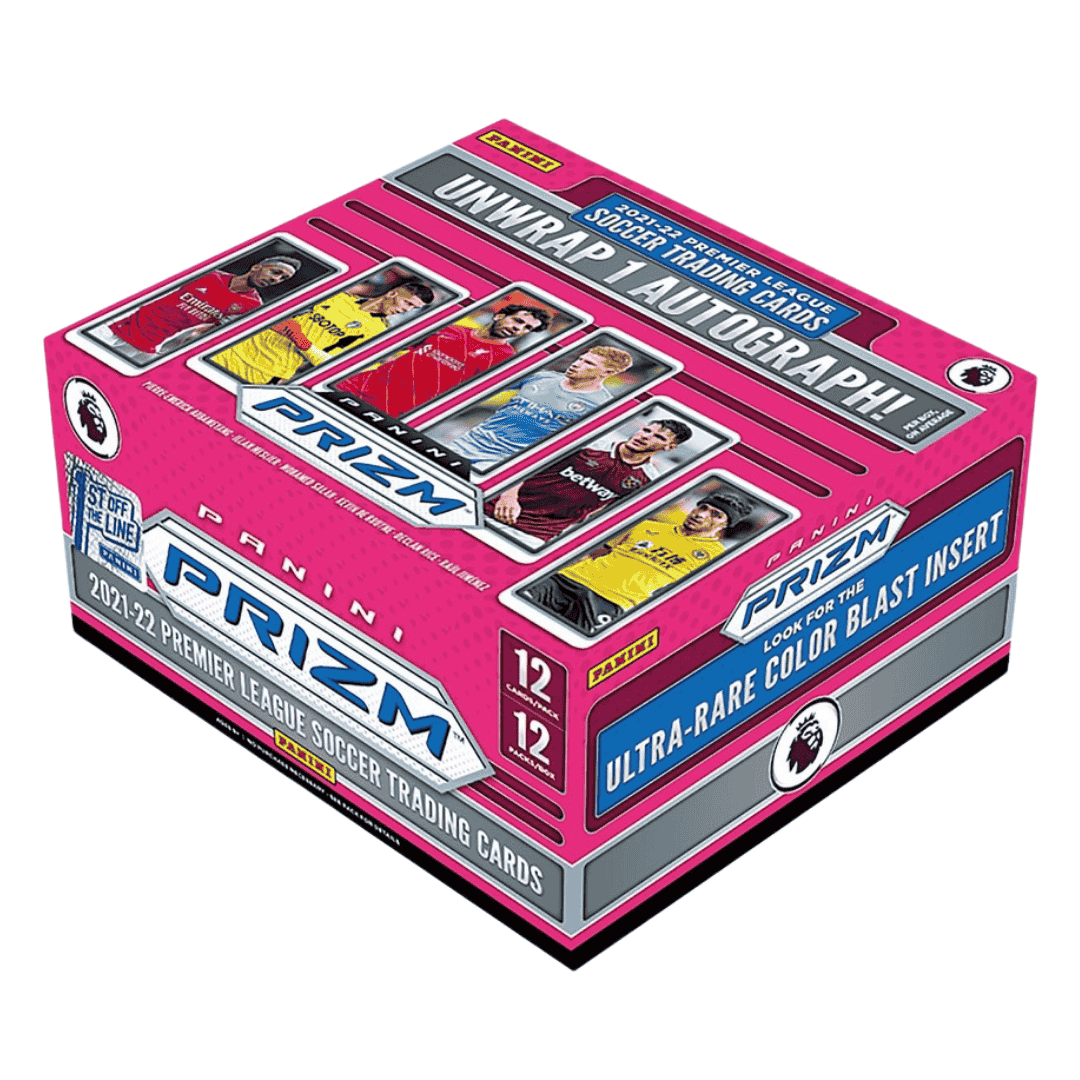 2021-22 Panini Prizm Premier League Soccer 1st Off The Line Hobby Box
