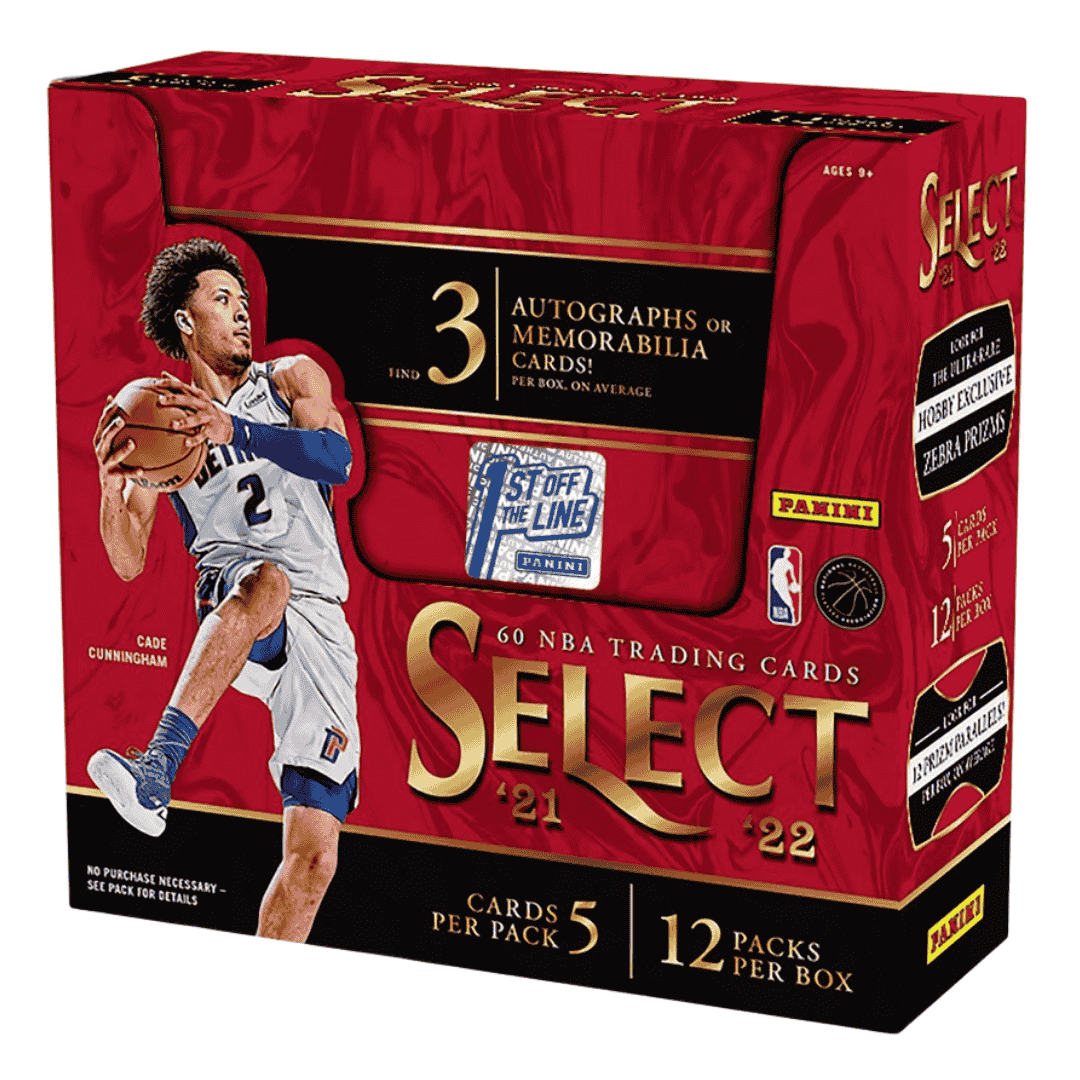 2021-22 Panini Select Basketball 1st Off The Line Hobby Box