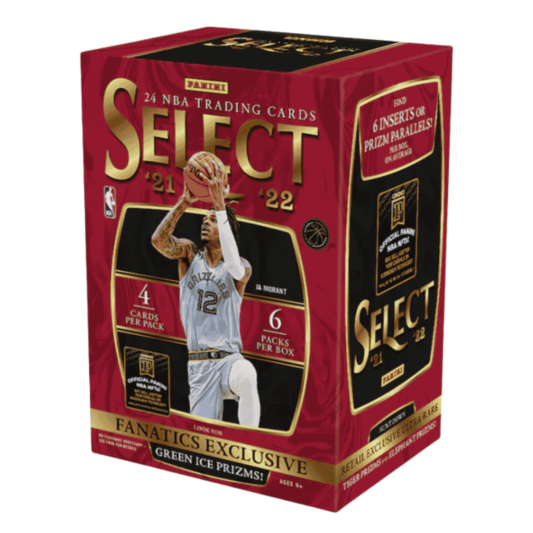 2021-22 Panini Select Basketball Fanatics Blaster Box (Green Ice Prizms)