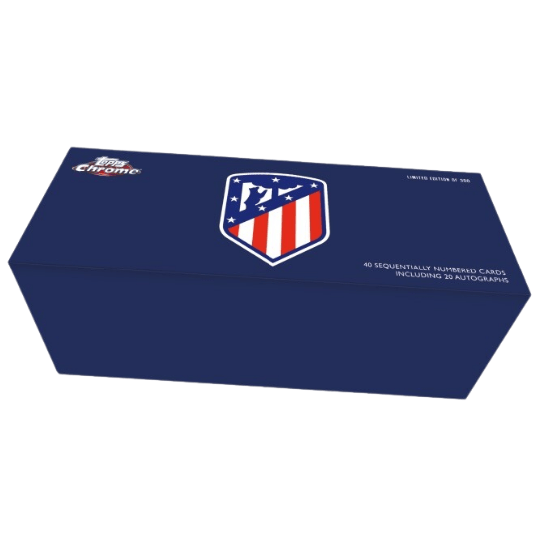 2021-22 Topps Chrome Atletico de Madrid Soccer Hobby Box (Set) (20 AUTOS!)