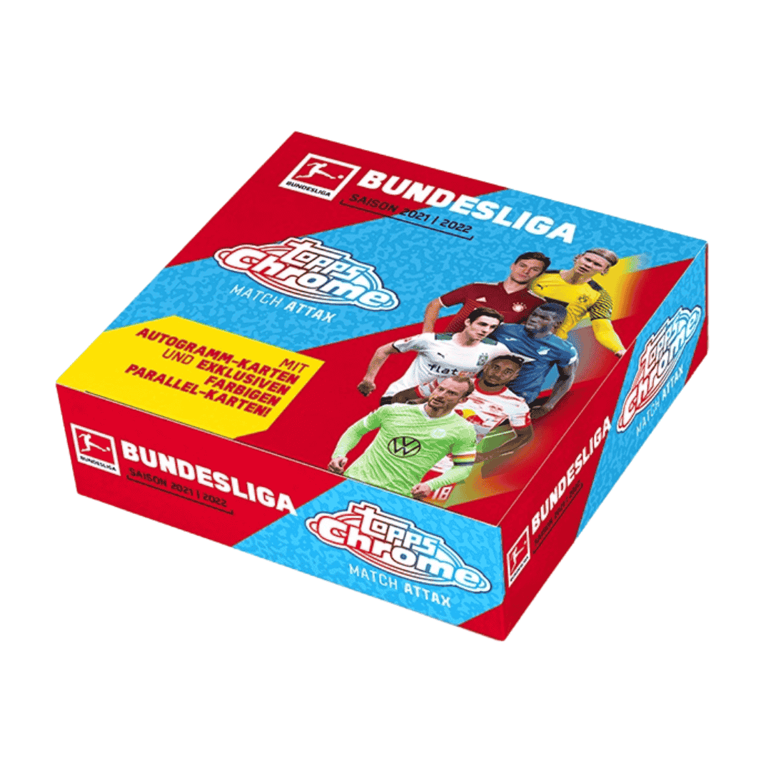 2021-22 Topps Chrome Bundesliga Match Attax Soccer Hobby Box