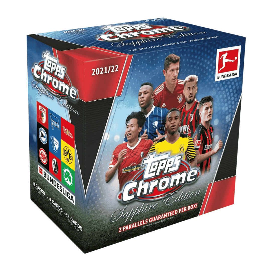 2021-22 Topps Chrome Bundesliga Soccer Sapphire Edition Box