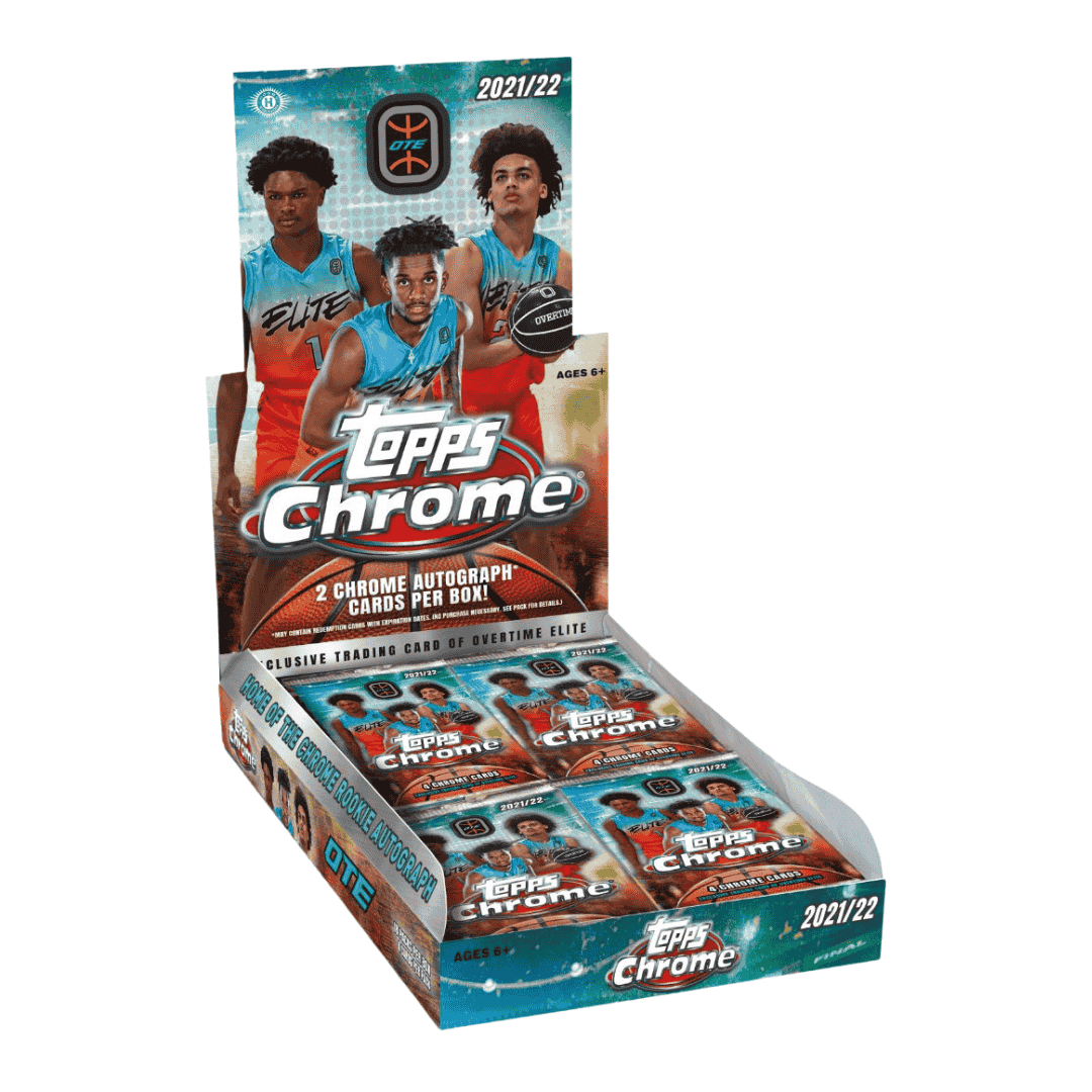 2021-22 Topps Chrome Overtime Elite Basketball Hobby Box