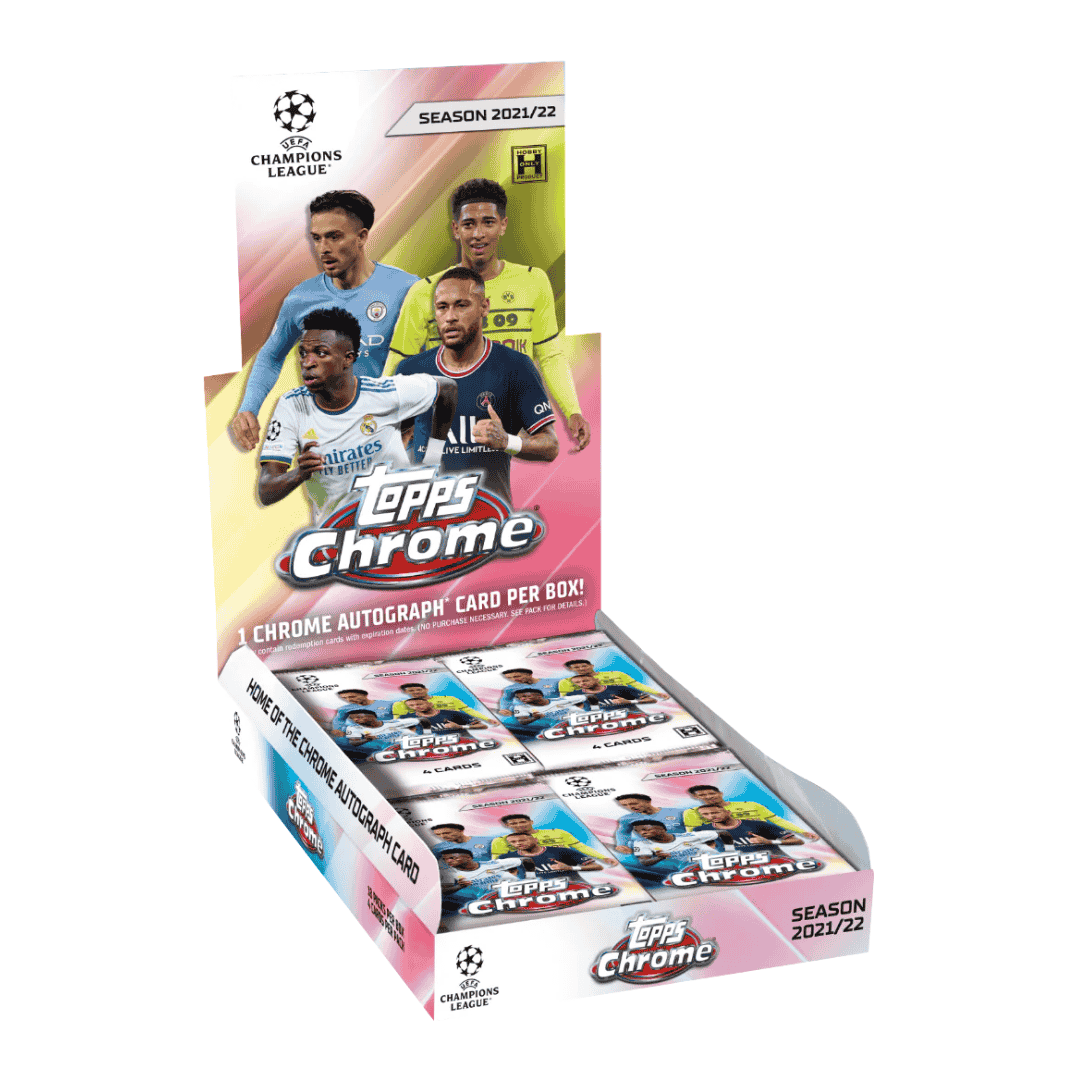 2021-22 Topps UEFA Champions League Chrome Soccer Hobby Box