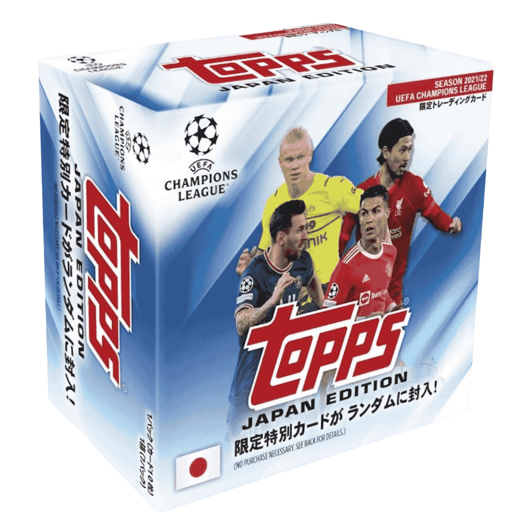 2021-22 Topps UEFA Champions League Soccer Japan Edition Box