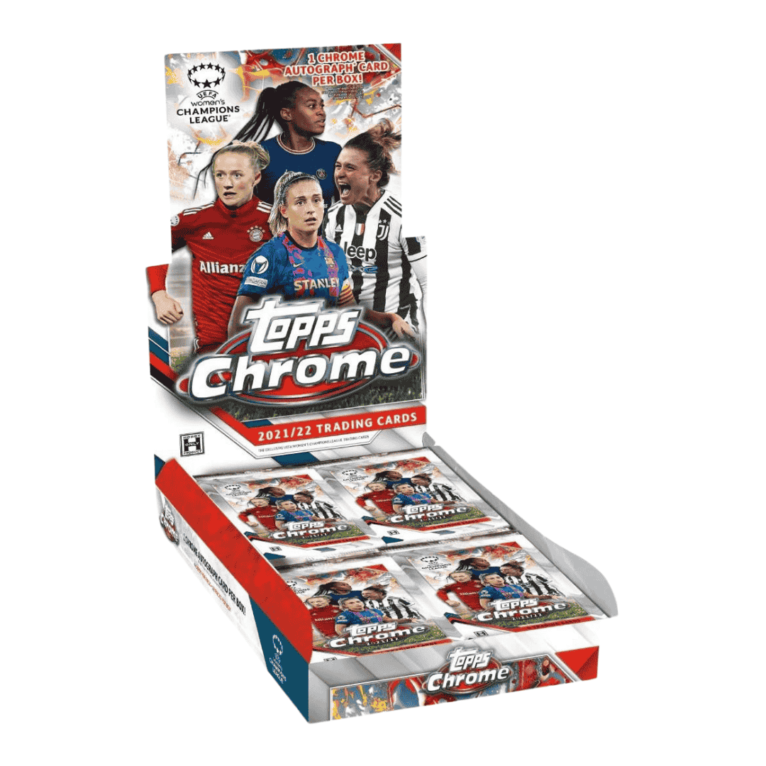 2021-22 Topps UEFA Women's Champions League Chrome Soccer Hobby Box