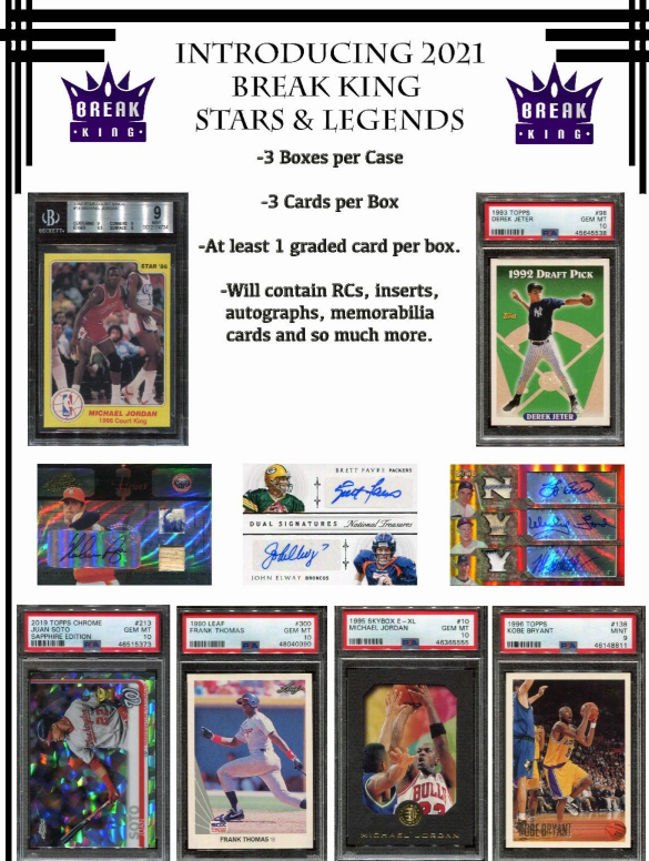 2021 Break King Stars & Legends Box