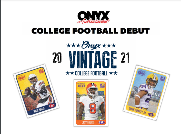 2021 Onyx Vintage Collection College Football 24-Box Case
