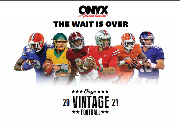 2021 Onyx Vintage Collection Football 24-Box Case