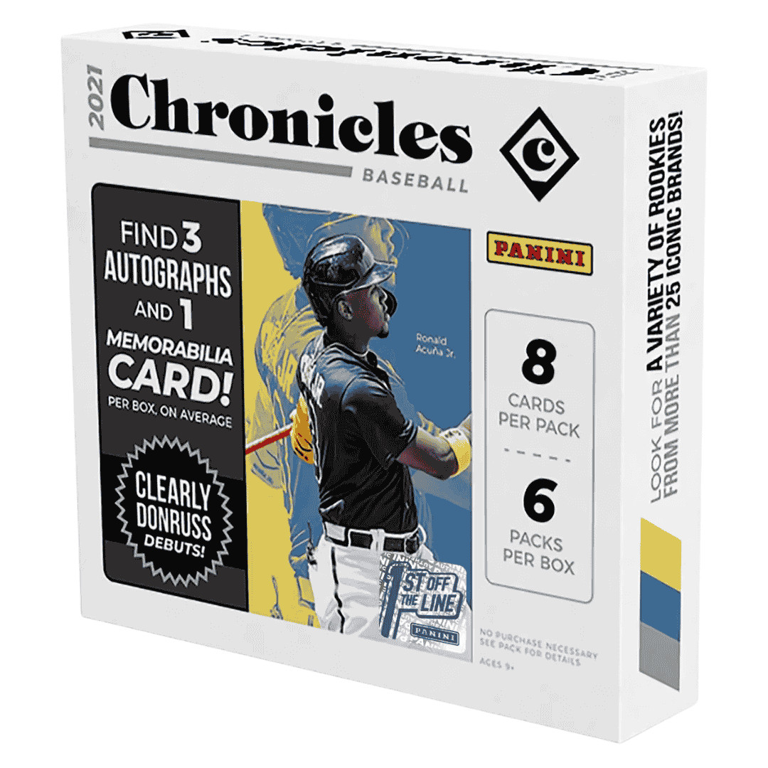 2021 Panini Chronicles Baseball 1st Off The Line FOTL Hobby Box