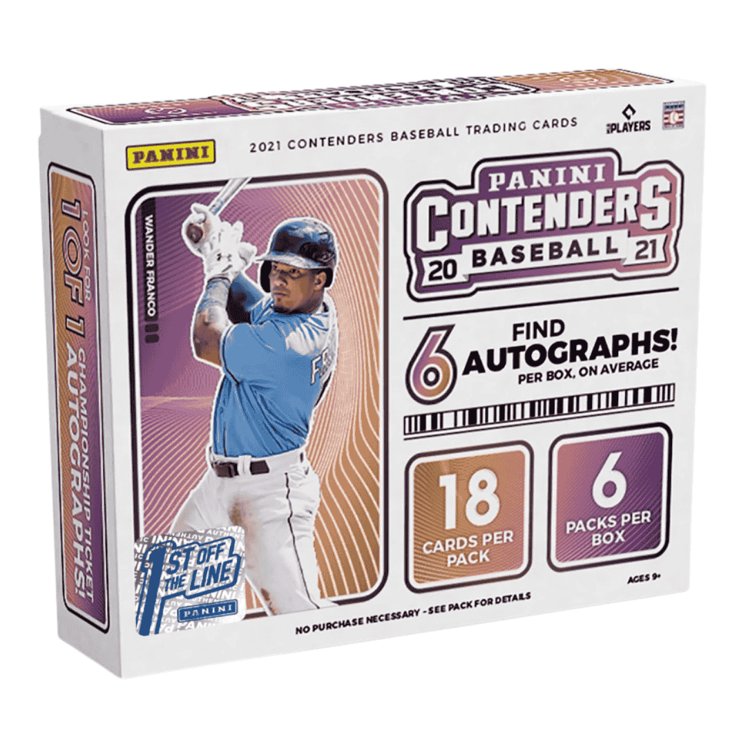 2021 Panini Contenders Baseball 1st Off The Line FOTL Hobby Box