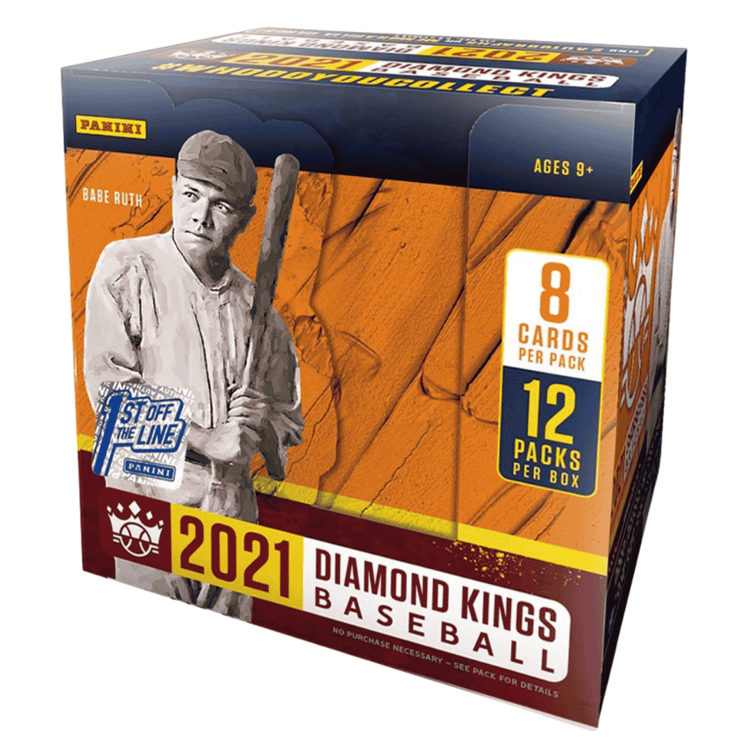 2021 Panini Donruss Diamond Kings Baseball 1st Off The Line Hobby Box