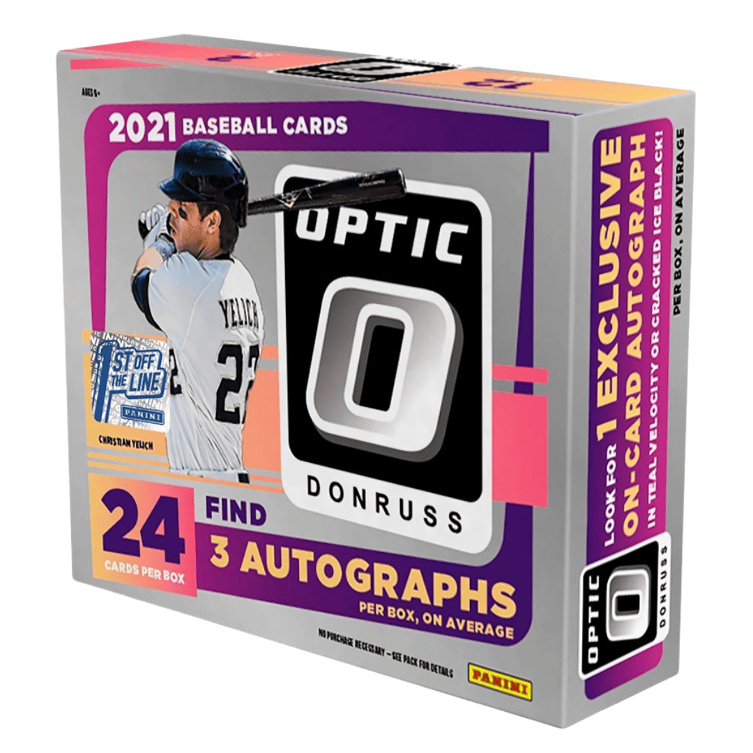 2021 Panini Donruss Optic Baseball 1st Off The Line Premium Edition Box