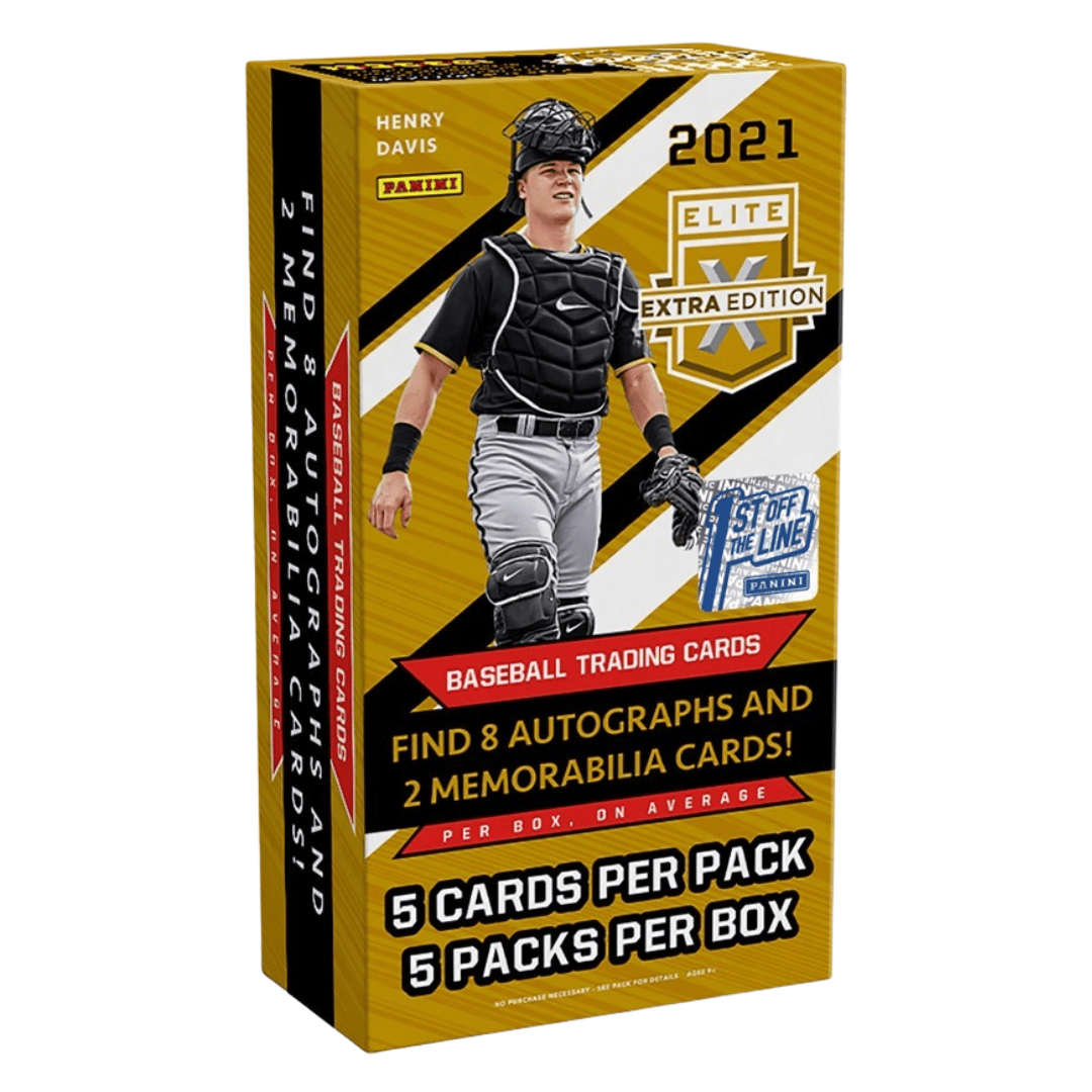 2021 Panini Elite Extra Edition Baseball 1st Off The Line Hobby Box