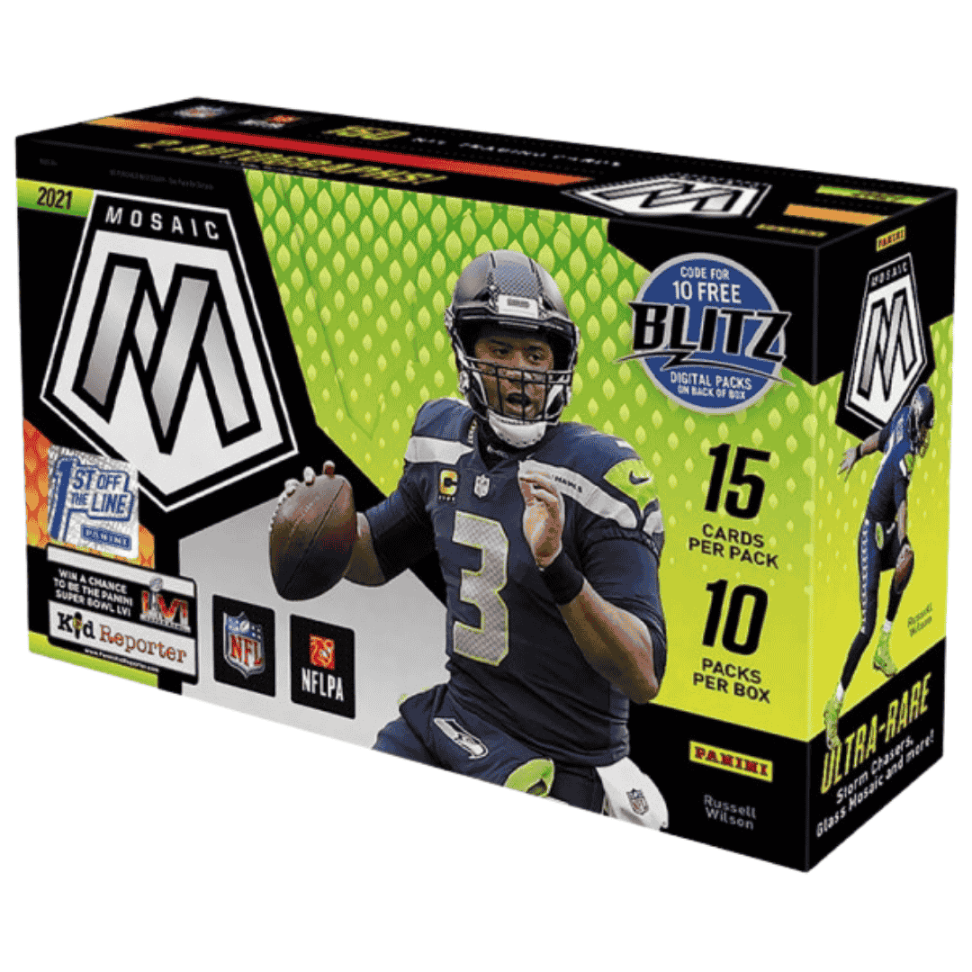 2021 Panini Mosaic Football 1st Off The Line Hobby Box