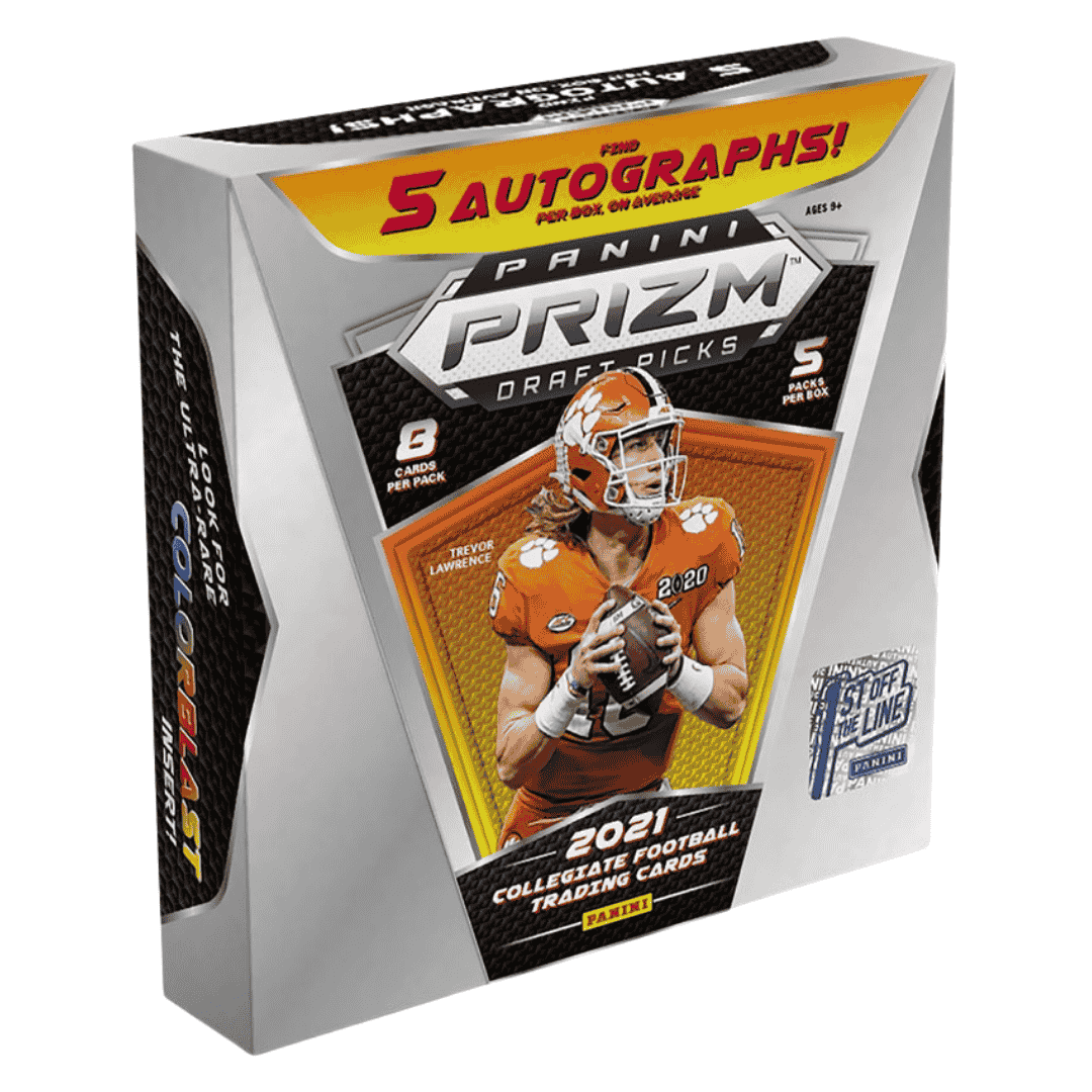 2021 Panini Prizm Collegiate Draft Picks Football 1st Off The Line Hobby Box