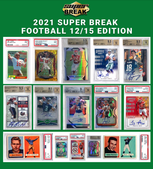 2021 Super Break 12/15 Football 10-Box Case