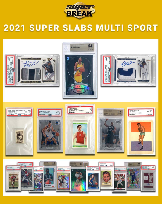 2021 Super Break Super Slabs Multi-Sport Buyback Edition Series 2 Box