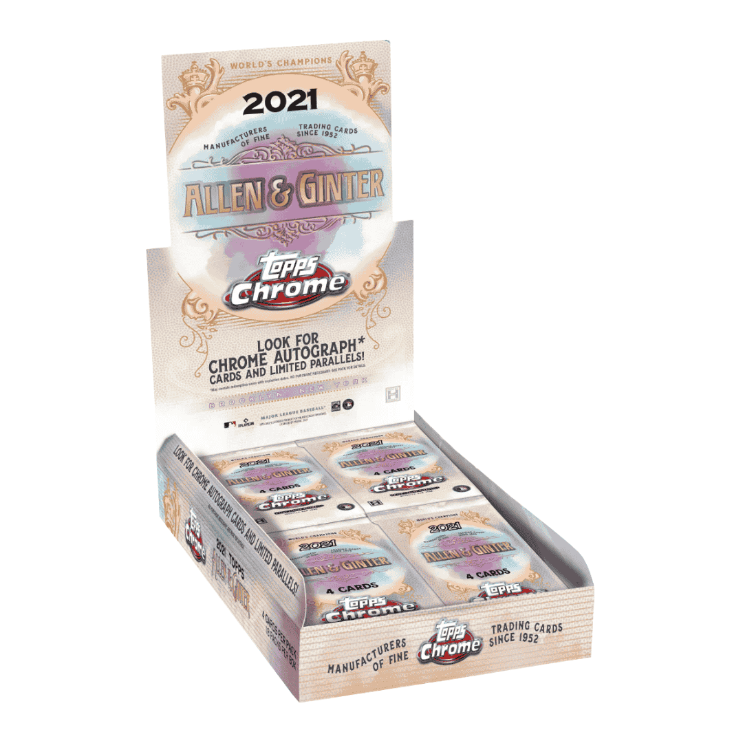 2021 Topps Allen & Ginter Chrome Baseball Hobby Box
