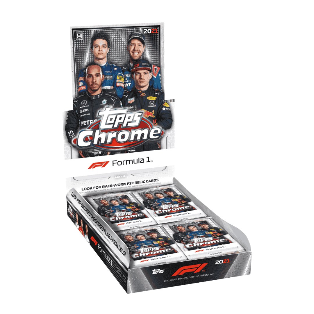2021 Topps Chrome Formula 1 F1 Racing Hobby Box