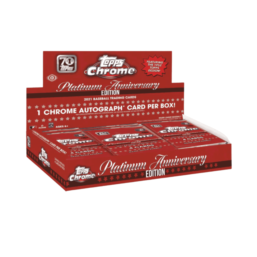 2021 Topps Chrome Platinum Anniversary Baseball Hobby Box