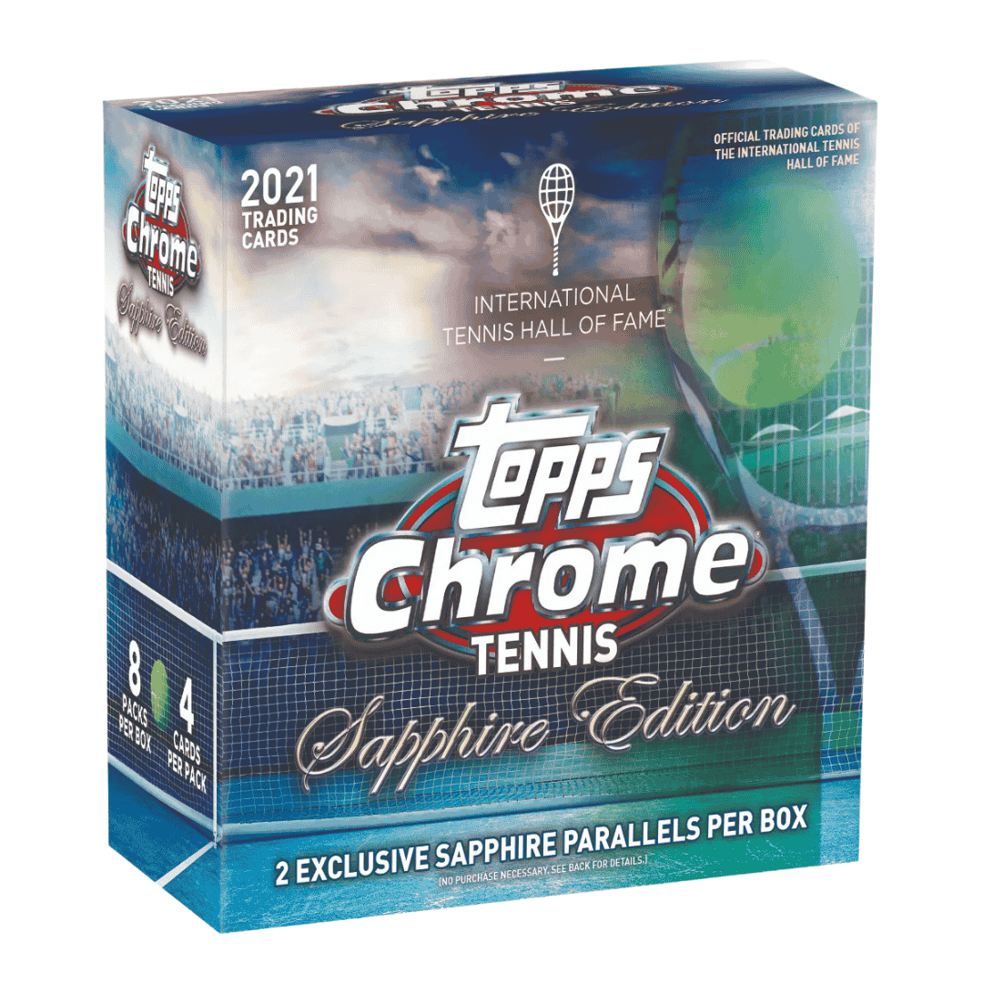 2021 Topps Chrome Tennis Sapphire Edition Box