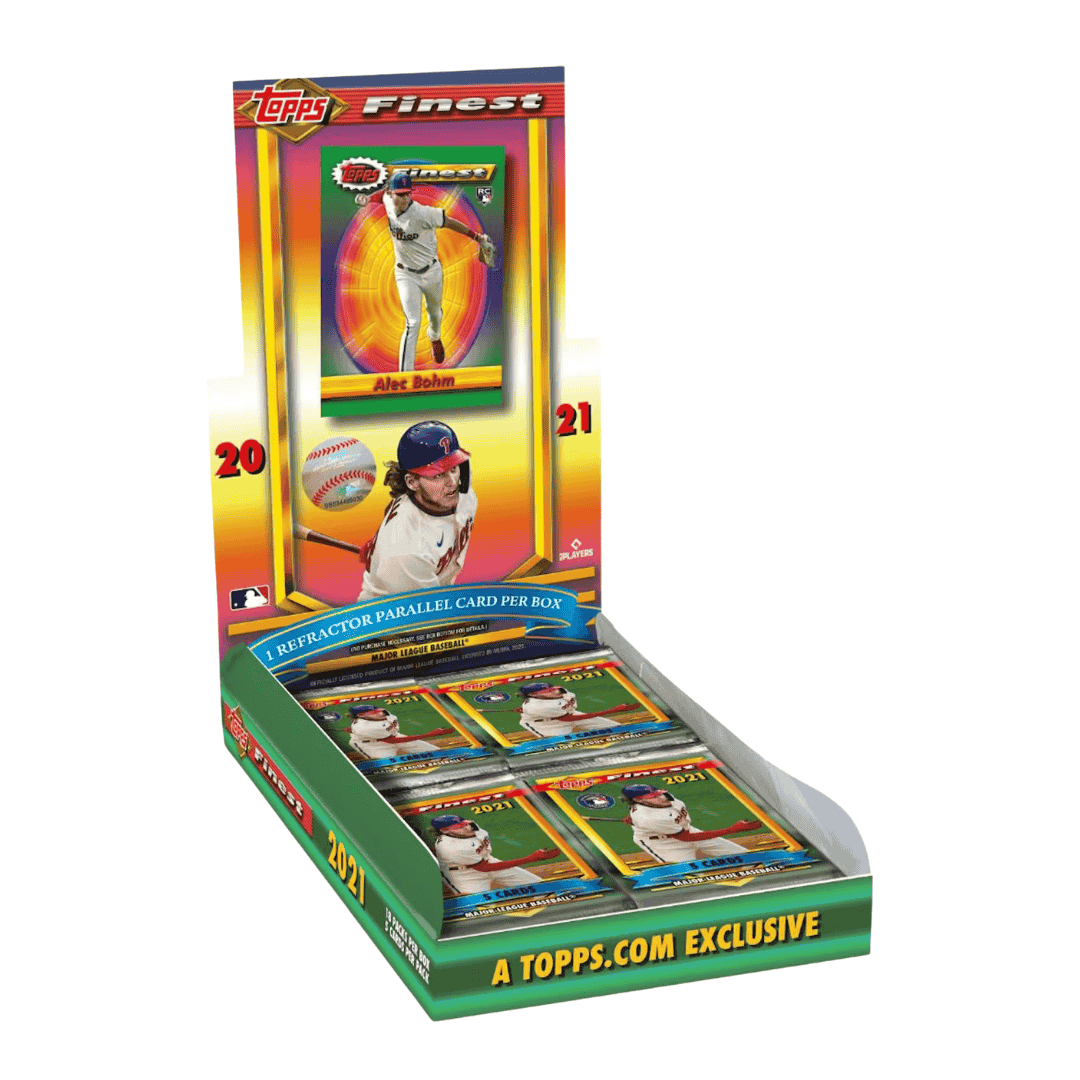 2021 Topps Finest Flashback Baseball Hobby Box