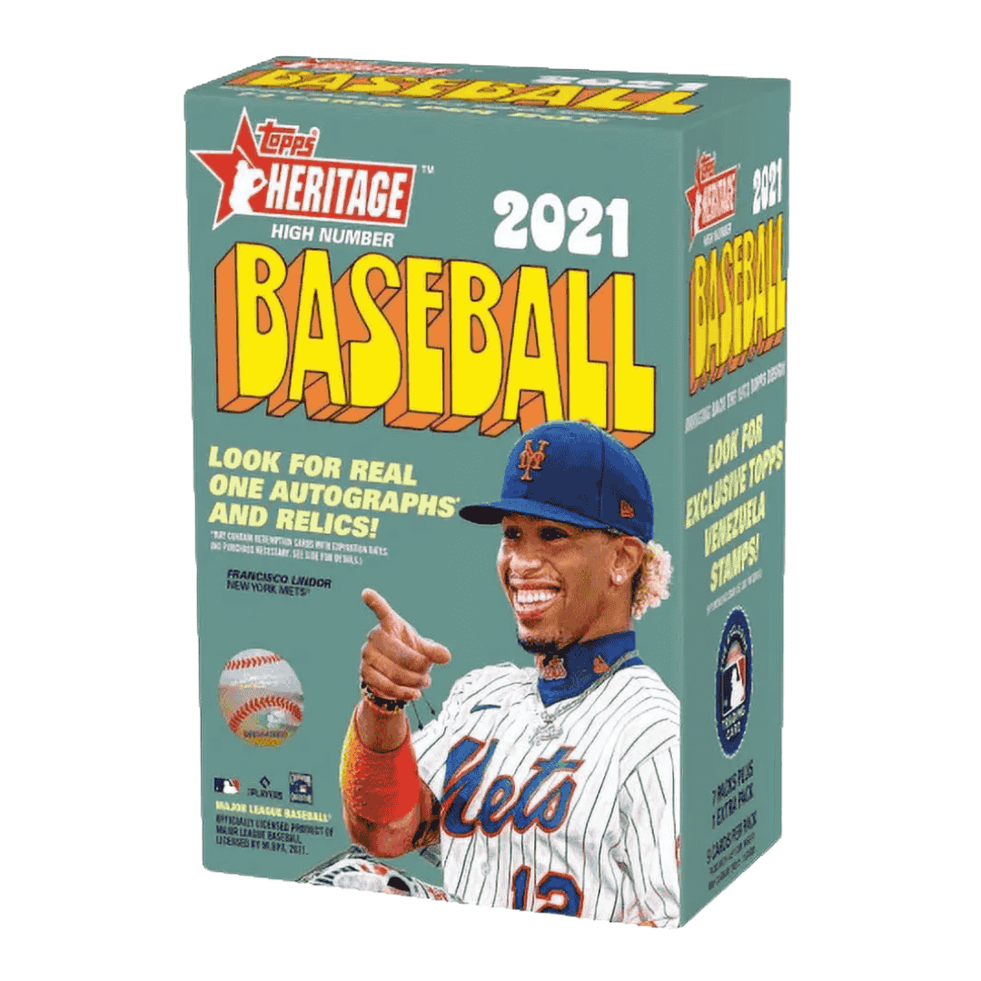 2021 Topps Heritage High Number Baseball Blaster Box