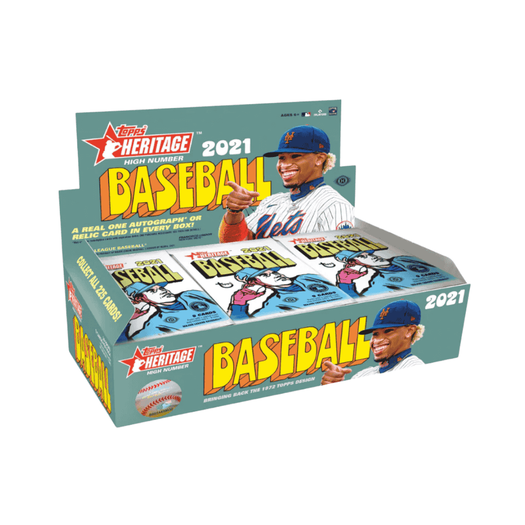 2021 Topps Heritage High Number Baseball Hobby Box
