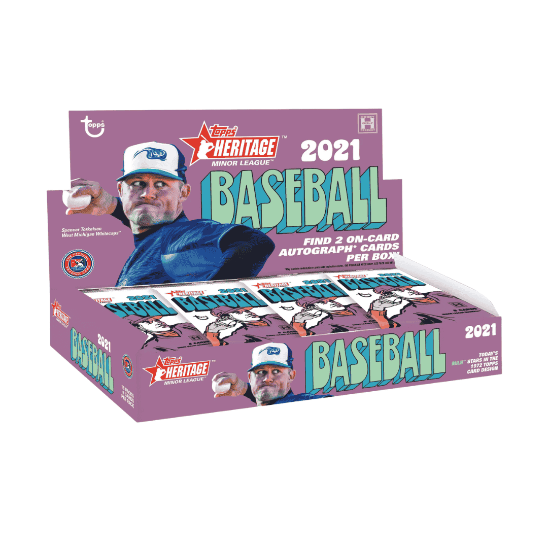 2021 Topps Heritage Minor League Baseball Hobby Box