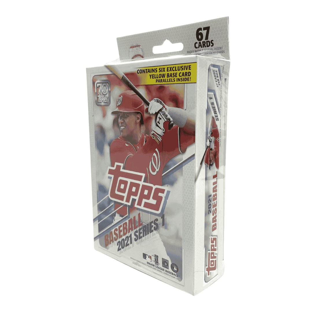 2021 Topps Series 1 Baseball Hanger Box (Yellow Base Parallels)