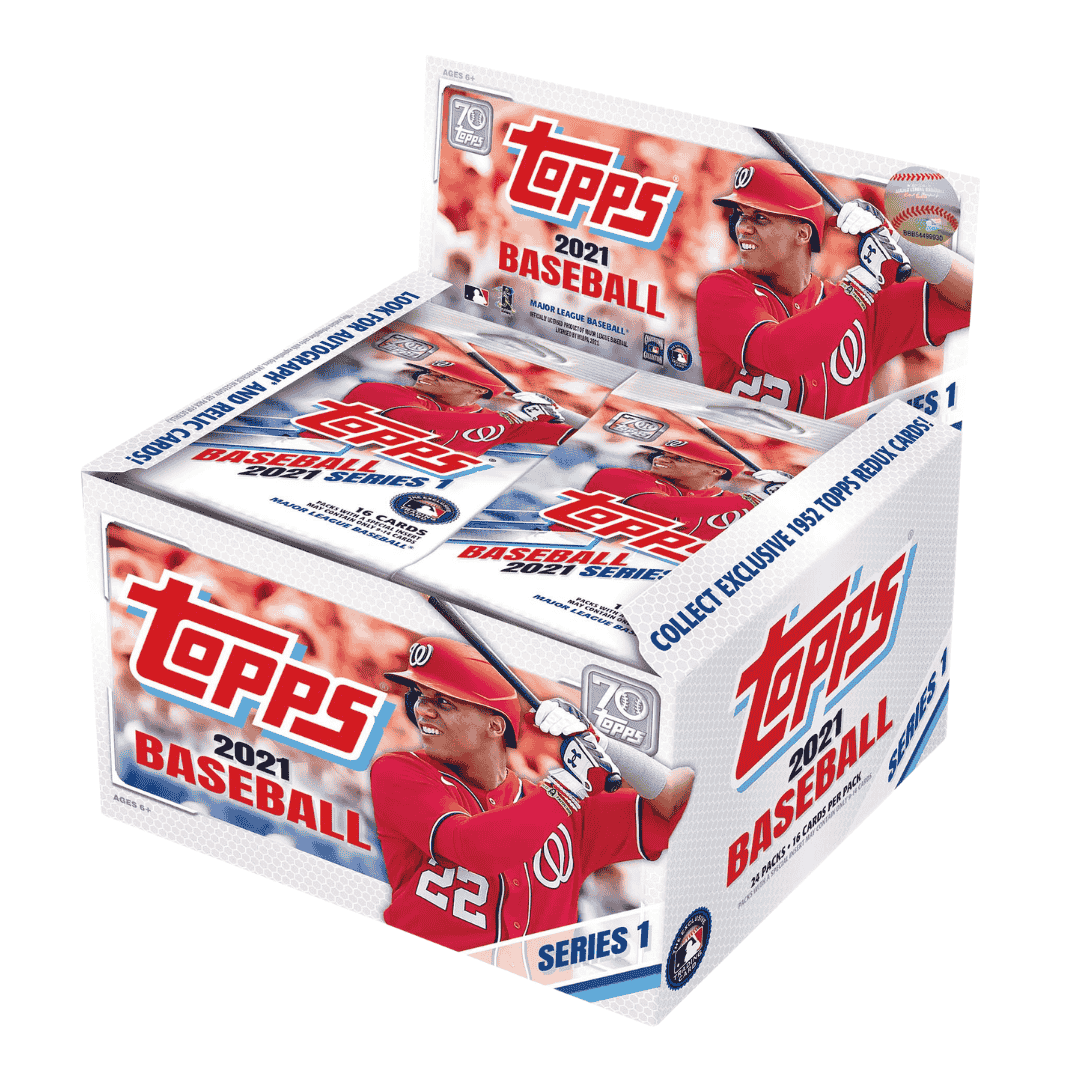 2021 Topps Series 1 Baseball Retail 24-Pack Box