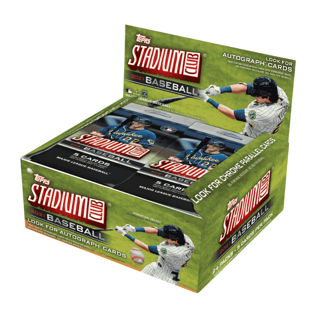 2021 Topps Stadium Club Baseball 24 Pack Retail Box