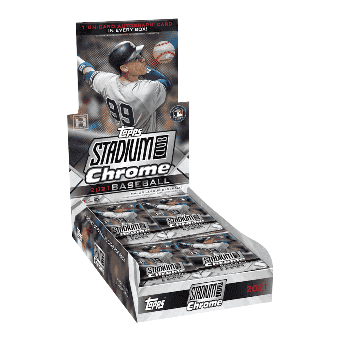 2021 Topps Stadium Club Chrome Baseball Hobby Box