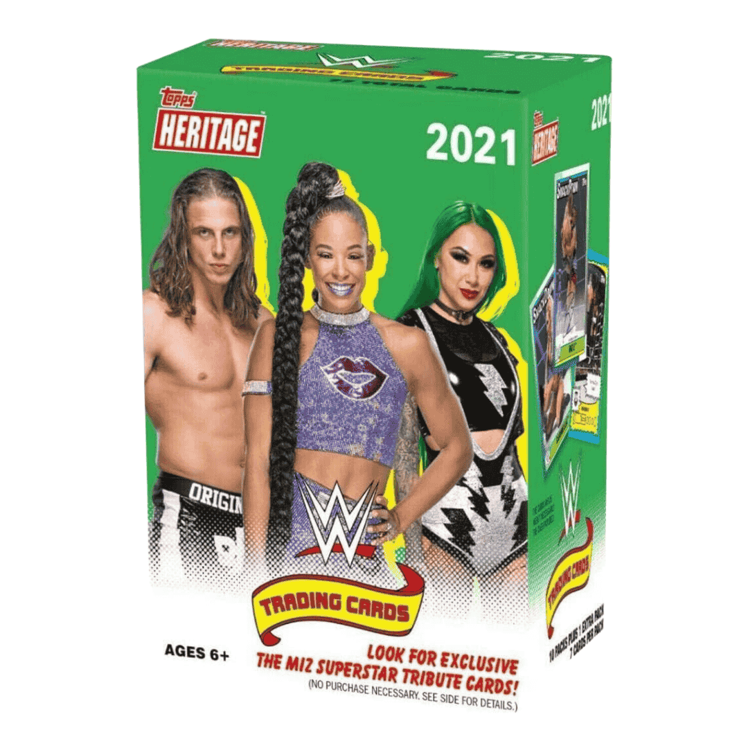 2021 Topps WWE Heritage Wrestling Blaster Box