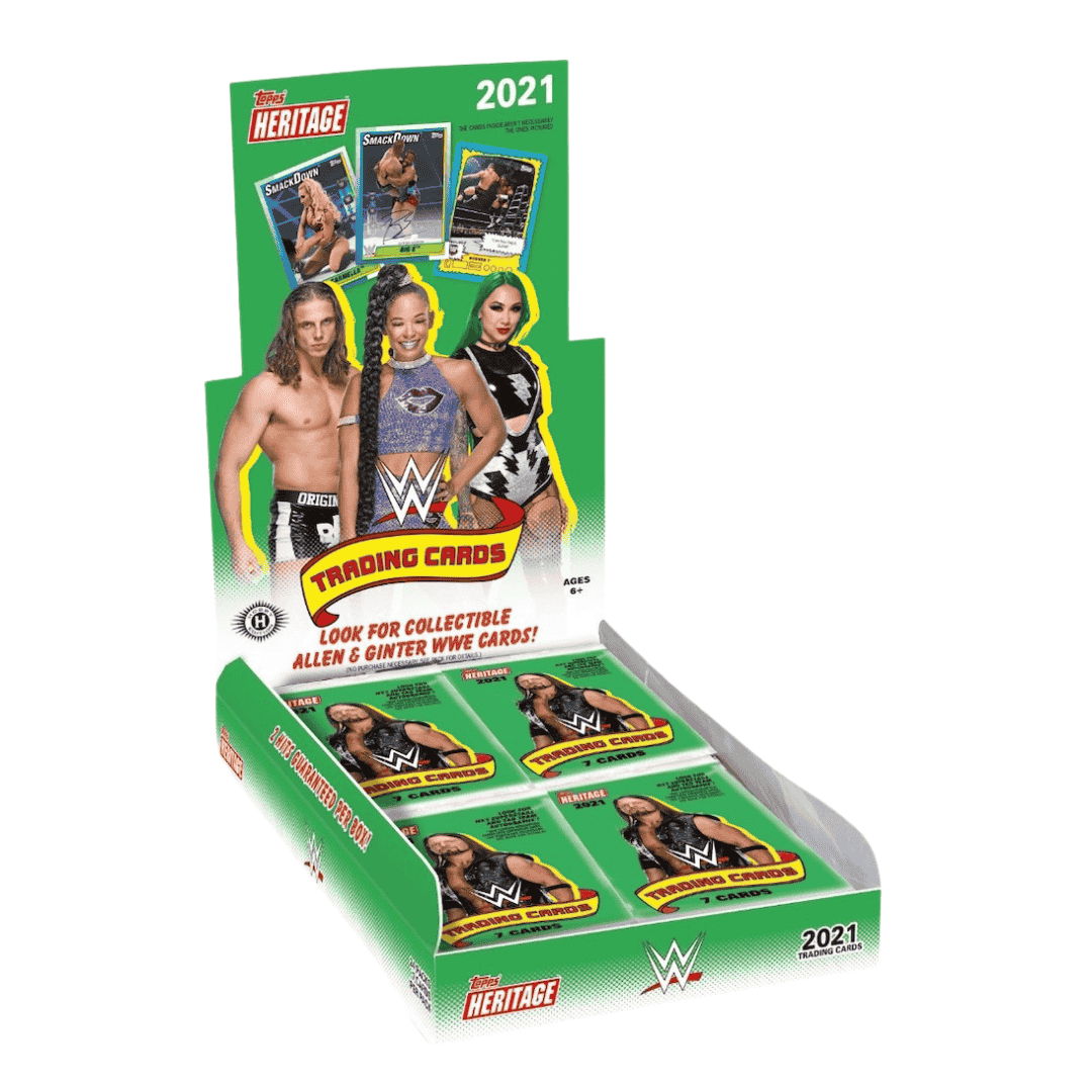 2021 Topps WWE Heritage Wrestling Hobby Box