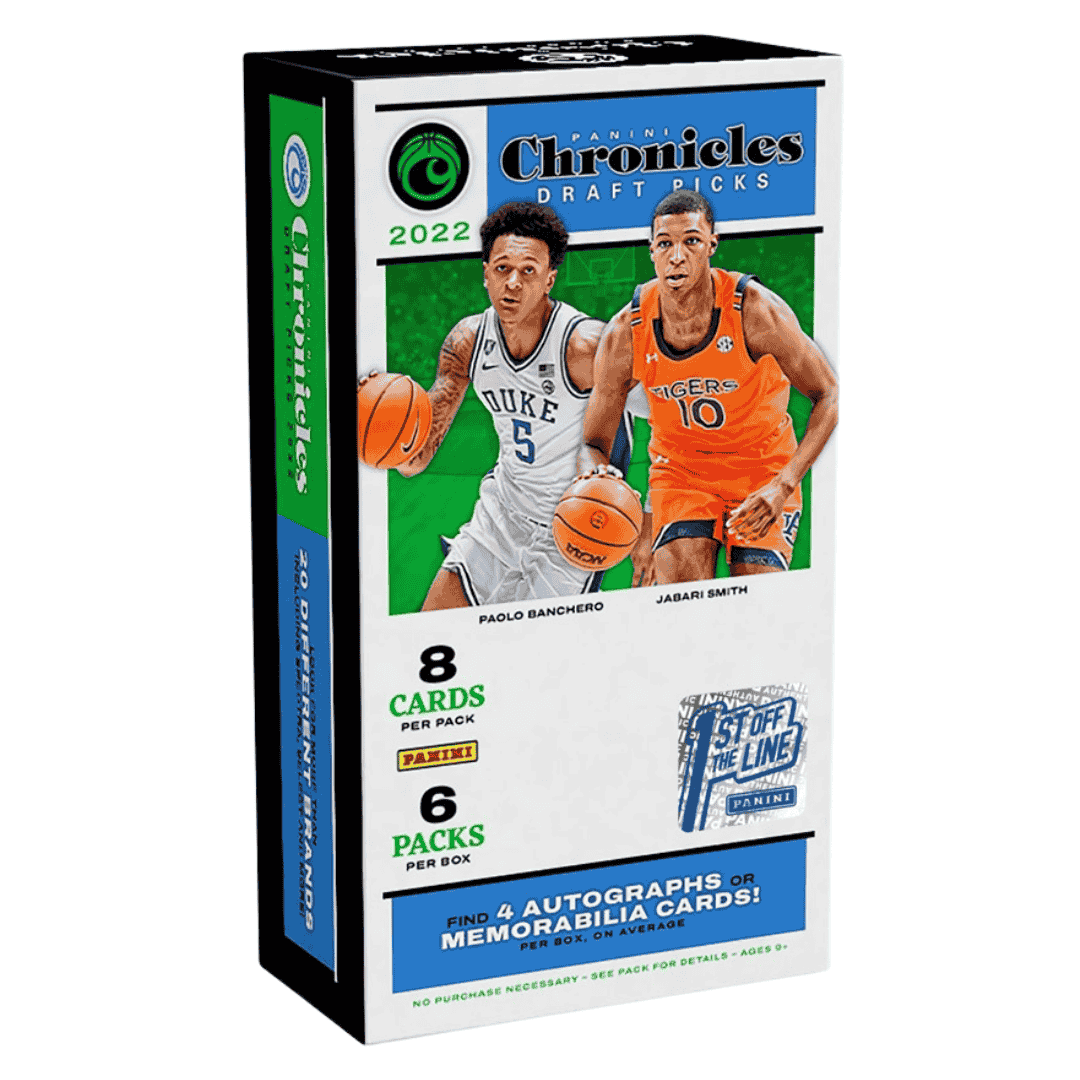 2022-23 Panini Chronicles Draft Picks Collegiate Basketball Hobby Box - 1st Off The Line
