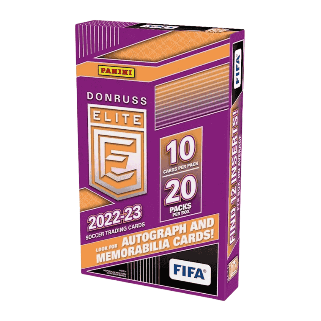 2022-23 Panini Donruss Elite FIFA Soccer Retail 20-Pack Box