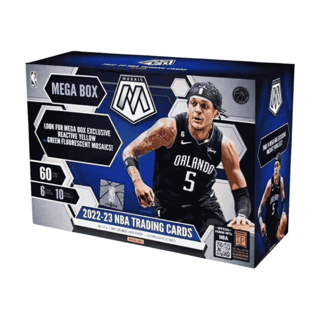 2022-23 Panini Mosaic Basketball Mega Box (Yellow & Green Mosaics!)