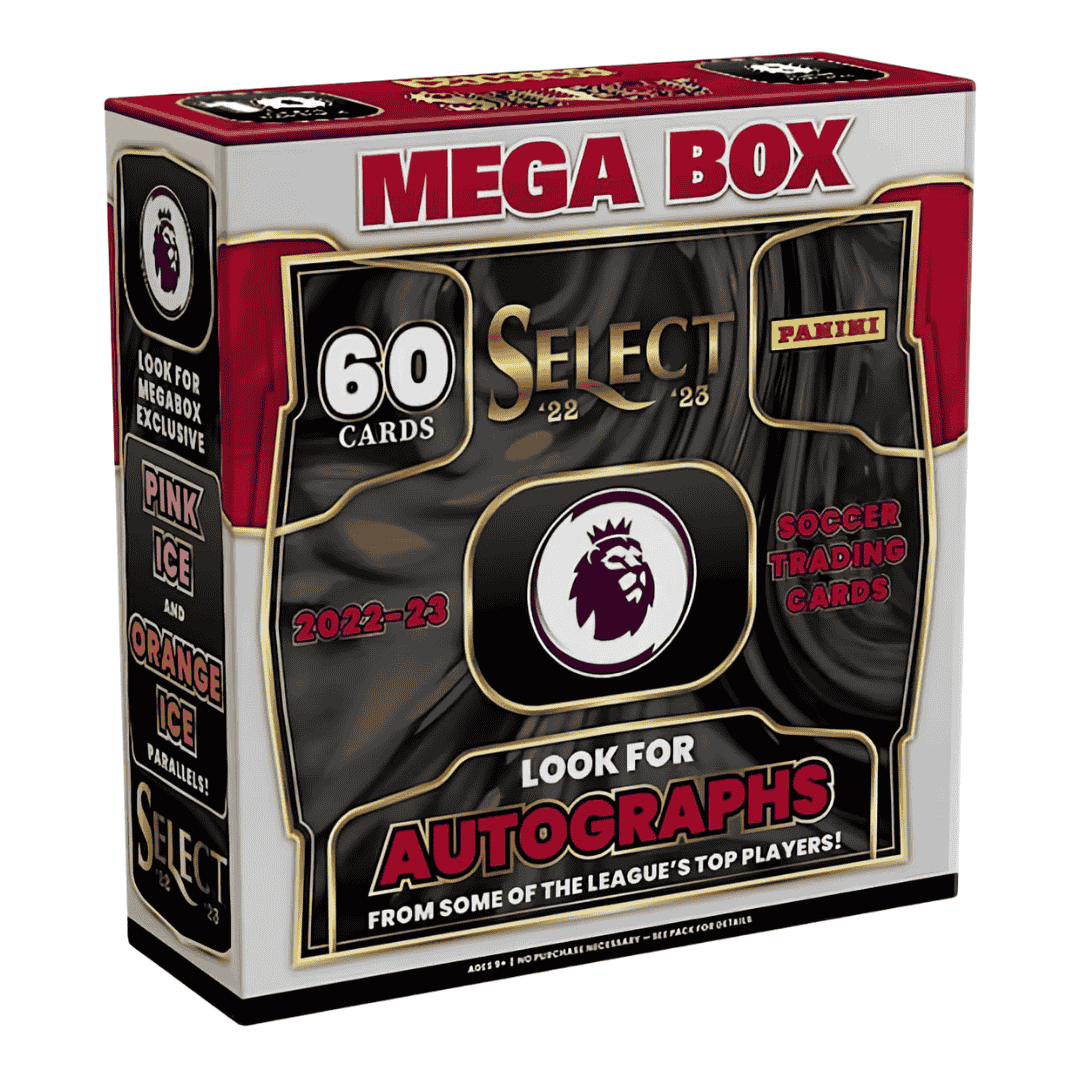 2022-23 Panini Select English Premier League Soccer Mega Box (Pink Ice and Orange Ice Parallels!)