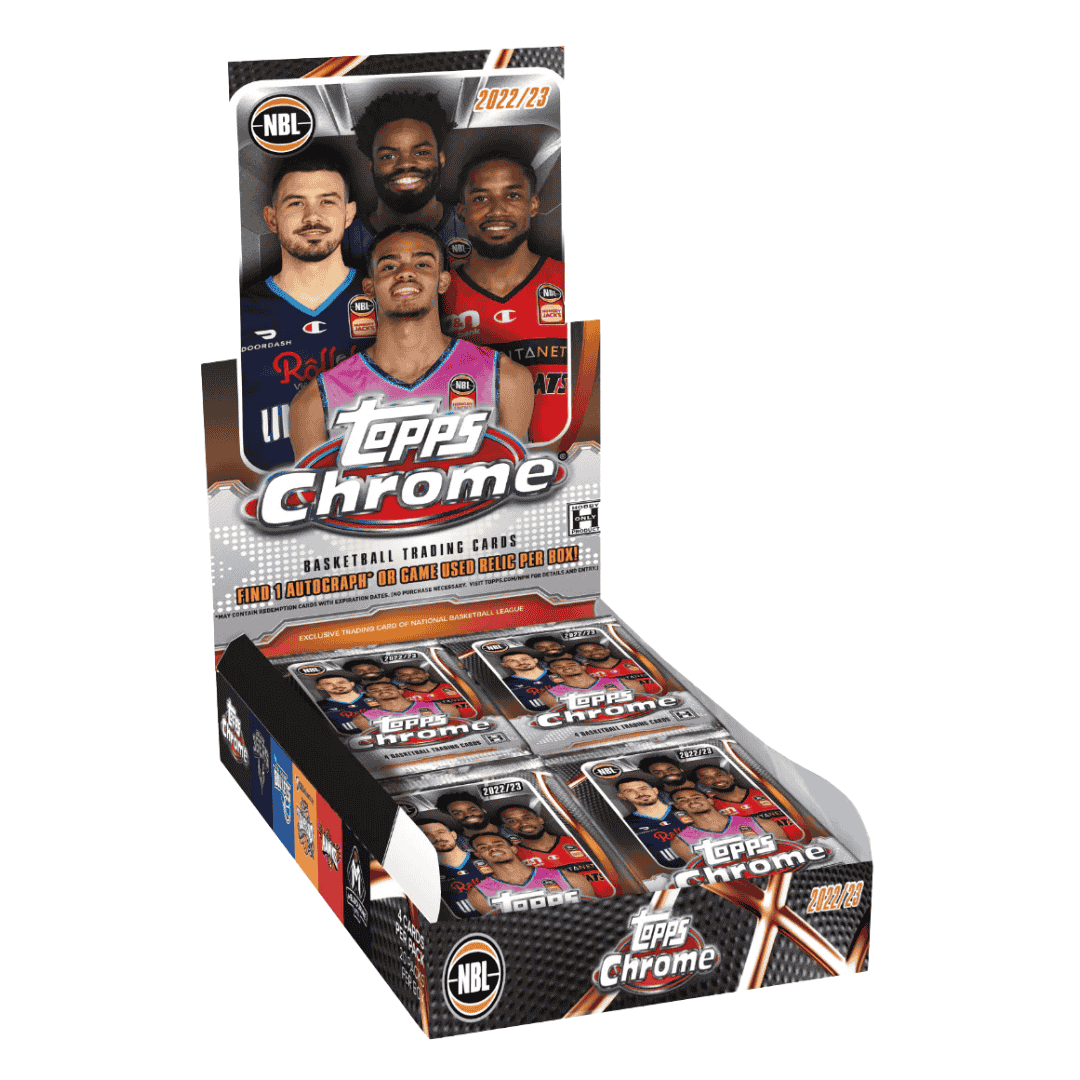 2022-23 Topps Chrome NBL Basketball Hobby Box