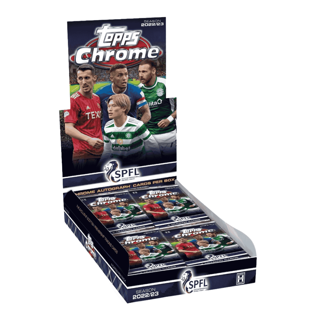 2022-23 Topps Chrome SPFL Scottish Premier League Soccer Hobby Box
