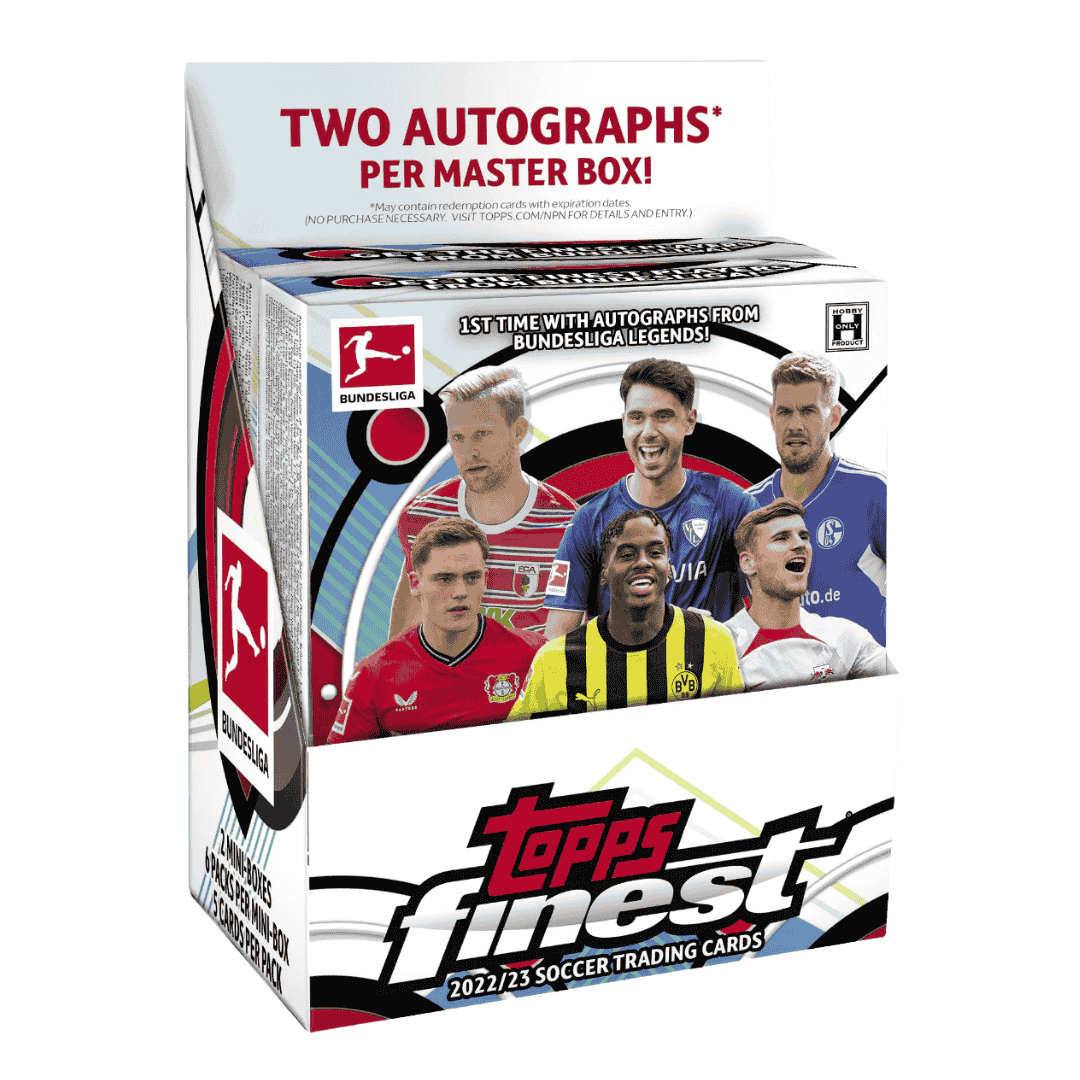 2022-23 Topps Finest Bundesliga Soccer Hobby Mini Box