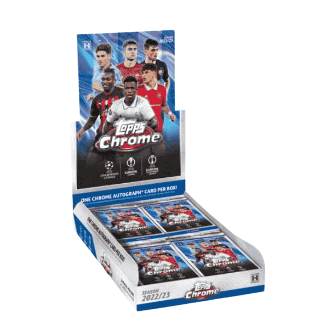 2022-23 Topps UEFA Club Competitions Chrome Soccer Hobby Box