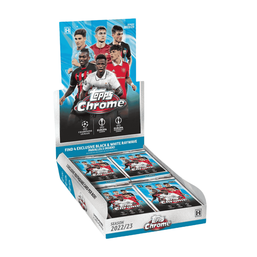 2022-23 Topps UEFA Club Competitions Chrome Soccer Lite Box