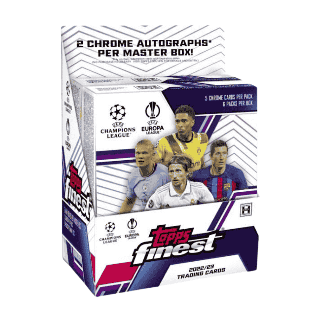 2022-23 Topps UEFA Club Competitions Finest Soccer Hobby Box