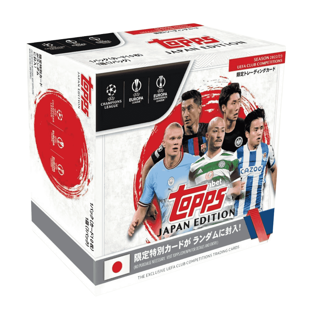 2022-23 Topps UEFA Club Competitions Japan Edition Soccer Hobby Box