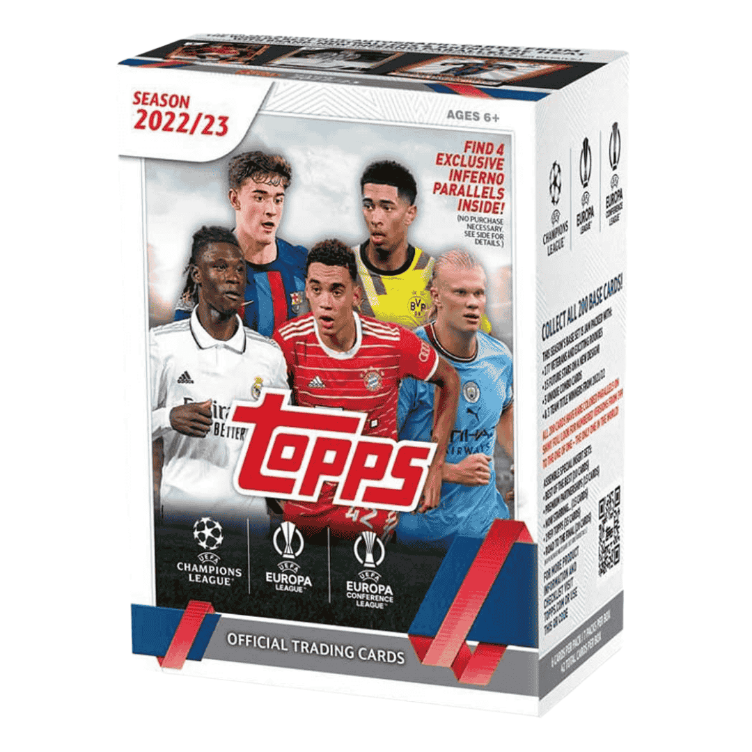 2022-23 Topps UEFA Club Competitions Soccer Blaster Box