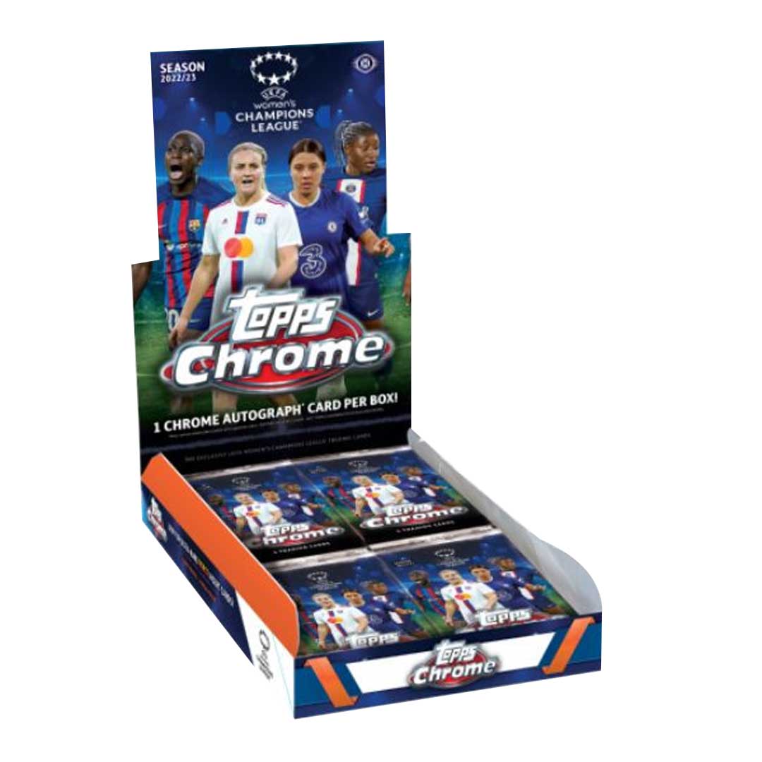 2022-23 Topps UEFA Women's Champions League Chrome Soccer Hobby Box